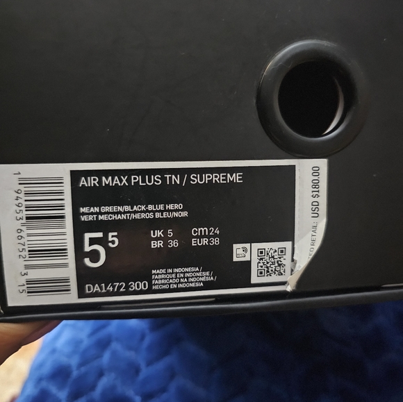 Nike Air Max PlusSupreme Green - Picture 3 of 6